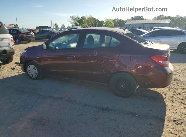 ML32F3FJ3KHF14475 2019 MITSUBISHI MIRAGE Темно-бордовый Задняя левая четверть