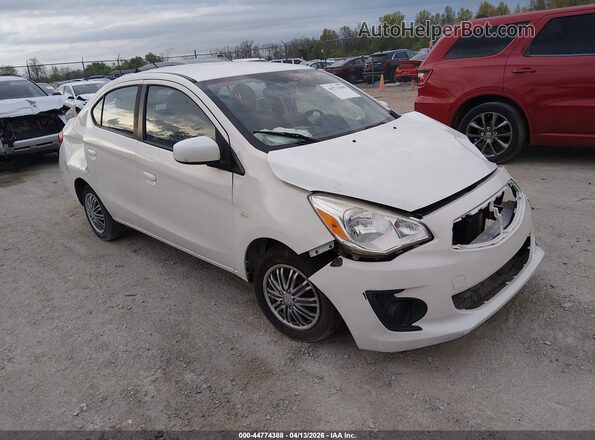 ML32F3FJ4HHF13554 2017 MITSUBISHI MIRAGE G4 White Առջևի աջ
