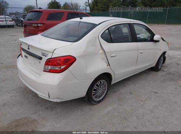ML32F3FJ4HHF13554 2017 MITSUBISHI MIRAGE G4 White Հետևի աջ