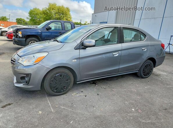 ML32F3FJ4KHF01847 2019 MITSUBISHI MIRAGE Серый Передняя левая четверть
