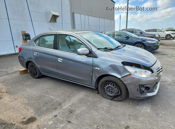 ML32F3FJ4KHF01847 2019 MITSUBISHI MIRAGE Серый Передняя правая четверть