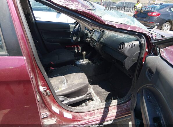 ML32F3FJ4LHF06497 2020 MITSUBISHI MIRAGE G4 Maroon Vista interior delantera