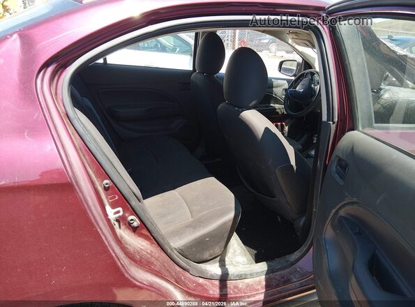 ML32F3FJ4LHF06497 2020 MITSUBISHI MIRAGE G4 Maroon Vista de la etiqueta del VIN