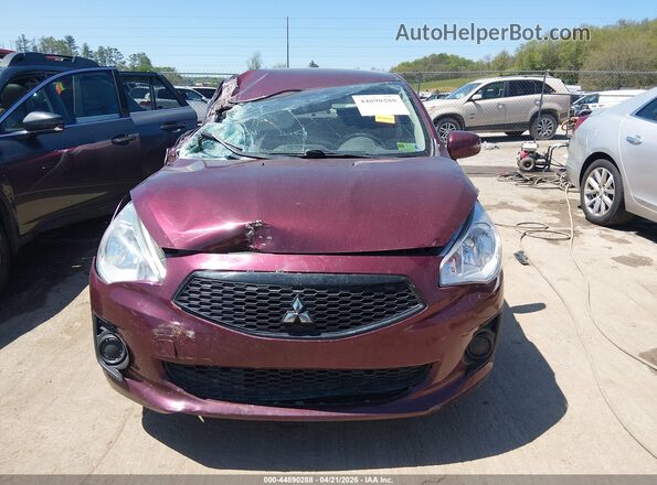 ML32F3FJ4LHF06497 2020 MITSUBISHI MIRAGE G4 Maroon Vista interior trasera