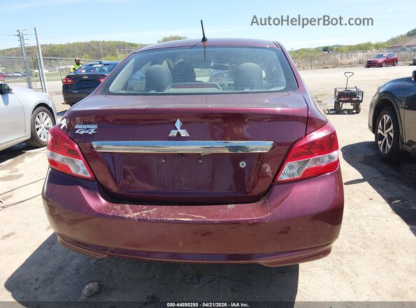 ML32F3FJ4LHF06497 2020 MITSUBISHI MIRAGE G4 Maroon 