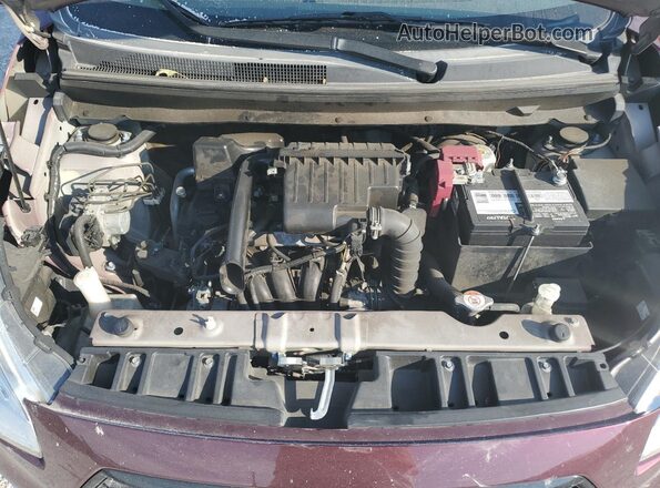 ML32F3FJ4LHF12090 2020 MITSUBISHI MIRAGE Maroon Vista interior trasera