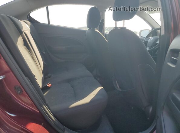 ML32F3FJ4LHF12090 2020 MITSUBISHI MIRAGE Maroon Vista de los asientos traseros