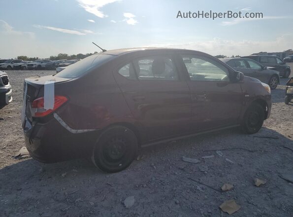 ML32F3FJ4LHF12090 2020 MITSUBISHI MIRAGE Maroon Trasero derecho