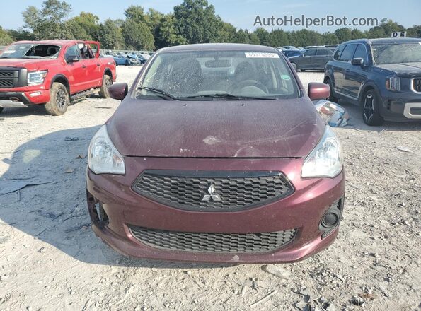 ML32F3FJ4LHF12090 2020 MITSUBISHI MIRAGE Maroon Vista frontal