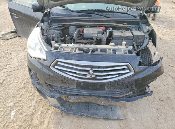 ML32F3FJ5JHF09261 2018 MITSUBISHI MIRAGE Черный Вид задней части салона