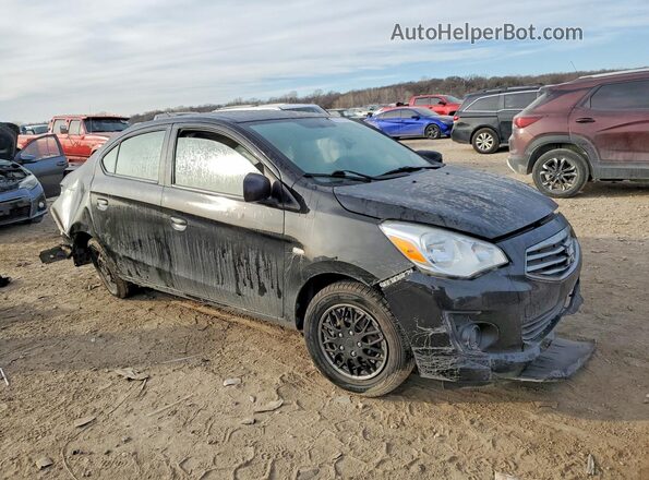 ML32F3FJ5JHF09261 2018 MITSUBISHI MIRAGE Черный Передняя правая четверть