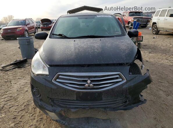 ML32F3FJ5JHF09261 2018 MITSUBISHI MIRAGE Черный Вид спереди