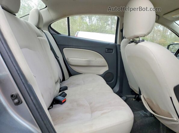 ML32F3FJ5KHF00982 2019 MITSUBISHI MIRAGE Gray Widok tylnych siedzeń