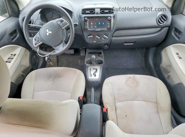 ML32F3FJ5KHF00982 2019 MITSUBISHI MIRAGE Gray Widok deski rozdzielczej