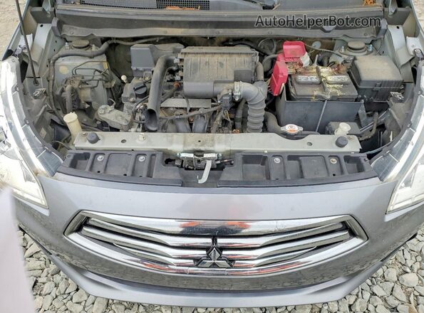ML32F3FJ5KHF00982 2019 MITSUBISHI MIRAGE Gray Widok wnętrza z tyłu