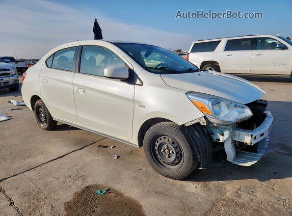 ML32F3FJ5KHF03445 2019 MITSUBISHI MIRAGE White Передня права чверть