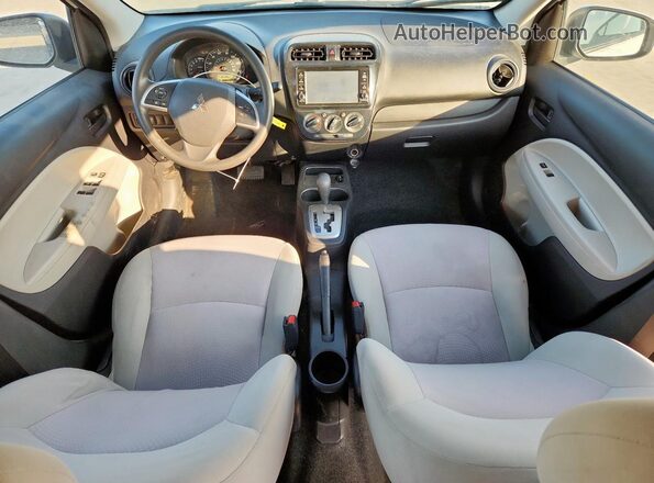 ML32F3FJ5KHF03445 2019 MITSUBISHI MIRAGE White Вид панелі приладів
