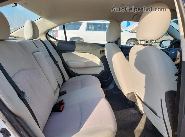 ML32F3FJ5KHF03445 2019 MITSUBISHI MIRAGE White Вид задніх сидінь