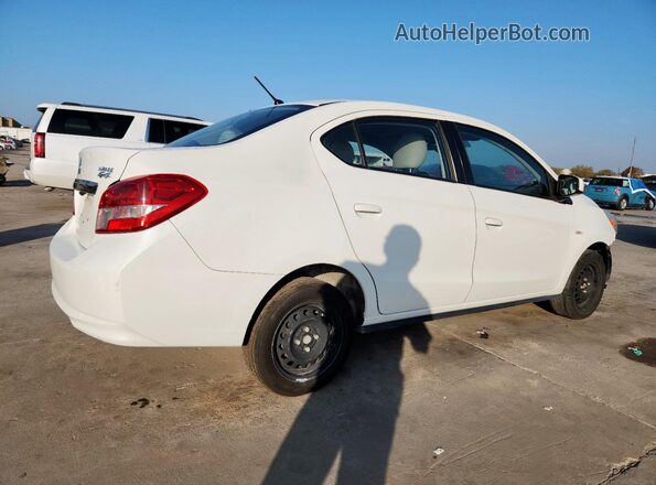 ML32F3FJ5KHF03445 2019 MITSUBISHI MIRAGE White Задня права чверть