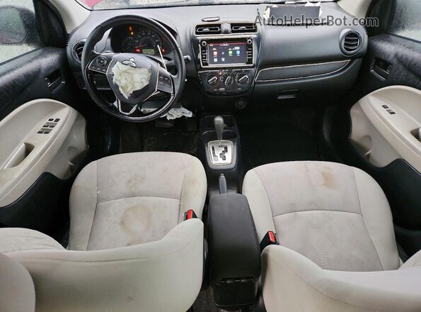 ML32F3FJ6HHF12390 2017 MITSUBISHI MIRAGE Бордовый Вид панели приборов
