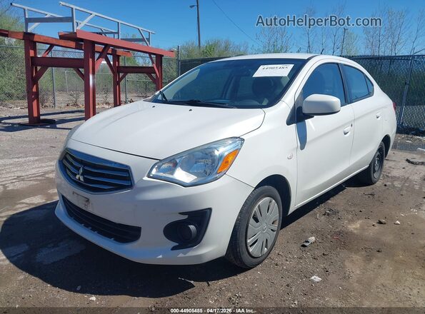 ML32F3FJ7JHF03865 2018 MITSUBISHI MIRAGE G4 Белый Передняя левая четверть