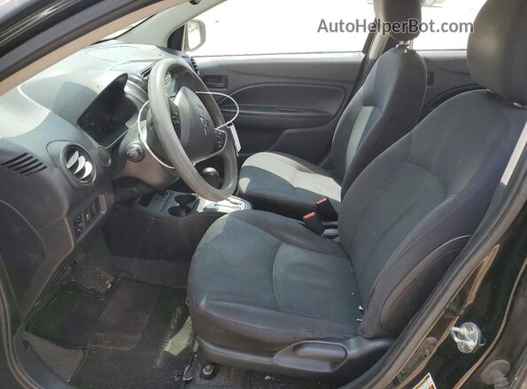 ML32F3FJ7KHF02944 2019 MITSUBISHI MIRAGE Черный Вид салона спереди