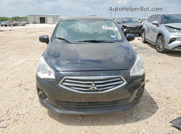 ML32F3FJ7KHF02944 2019 MITSUBISHI MIRAGE Черный Вид спереди