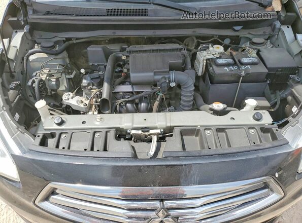 ML32F3FJ7KHF02944 2019 MITSUBISHI MIRAGE Черный Вид задней части салона