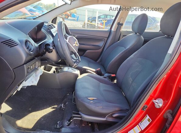 ML32F3FJ8HHF14495 2017 MITSUBISHI MIRAGE Red Vista interior delantera