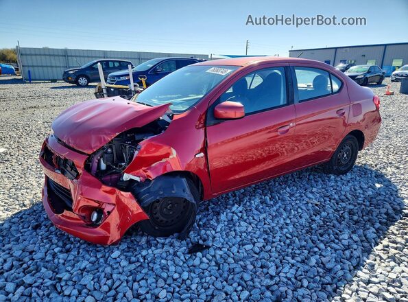 ML32F3FJ8HHF14495 2017 MITSUBISHI MIRAGE Red Vista tres cuartos delantera izquierda