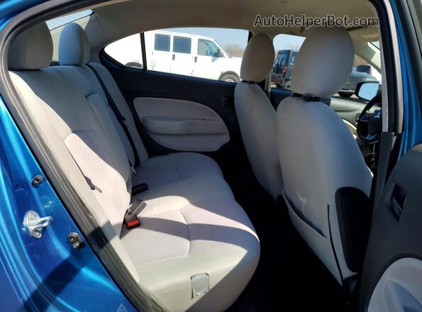 ML32F3FJ8JHF04247 2018 MITSUBISHI MIRAGE Синий Вид задних сидений