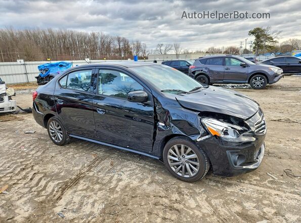 ML32F3FJ8KHF12219 2019 MITSUBISHI MIRAGE Черный Передняя правая четверть