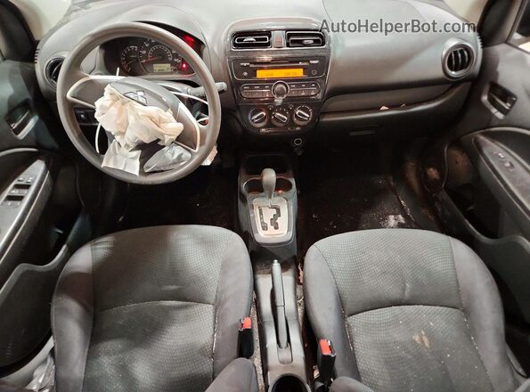 ML32F3FJ9HHF05255 2017 MITSUBISHI MIRAGE Burgundy Widok deski rozdzielczej