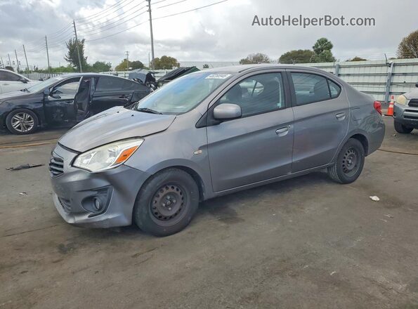 ML32F3FJXHHF06060 2017 MITSUBISHI MIRAGE Серебряный Передняя левая четверть