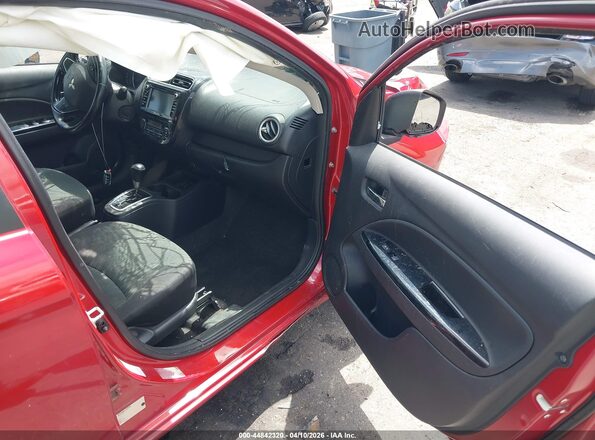 ML32F4FJ1HHF14750 2017 MITSUBISHI MIRAGE G4 Red Vista interior delantera