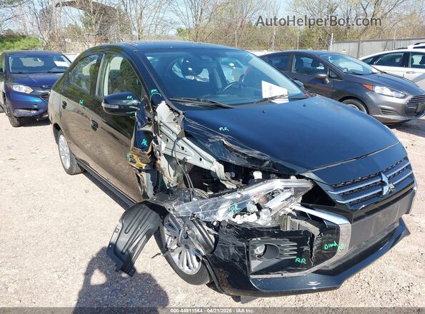 ML32FVFJ2NHF08070 2022 MITSUBISHI MIRAGE G4 Черный Передняя правая четверть