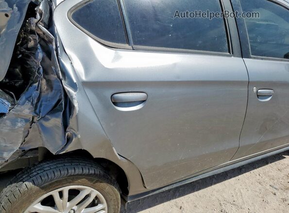 ML32FVFJ4NHF01105 2022 MITSUBISHI MIRAGE Gray Вид задніх сидінь