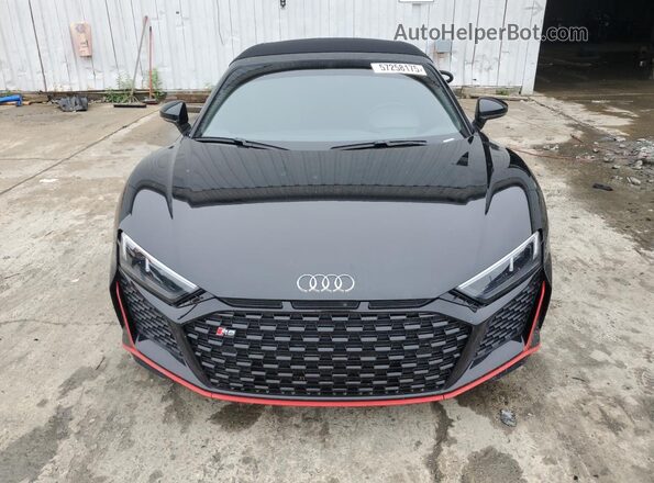 NJ1589E 2022 AUDI R8 Black Vista frontal