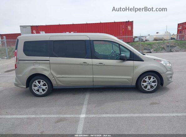 NM0GE9F76G1237991 2016 FORD TRANSIT CONNECT Желто-коричневый Вид задней части салона