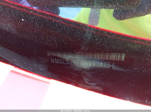 NM0LS7F70H1314254 2017 FORD TRANSIT CONNECT Red ძრავის განყოფილების ხედი