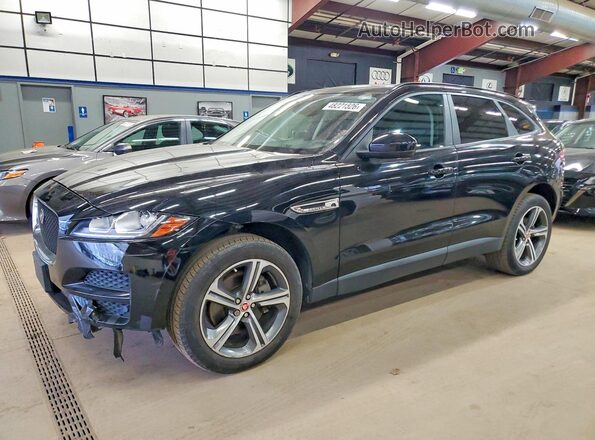 SADCJ2BVXHA880147 2017 JAGUAR F-PACE Черный Передняя левая четверть