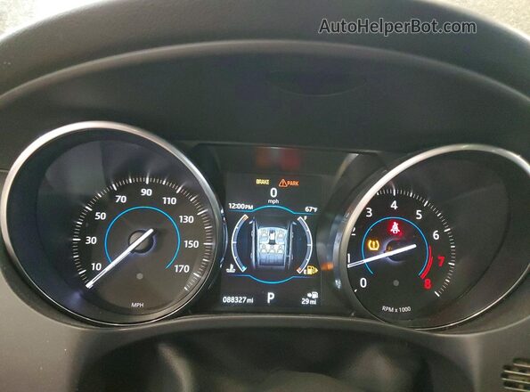 SADCJ2BVXHA880147 2017 JAGUAR F-PACE Черный Вид щитка приборов