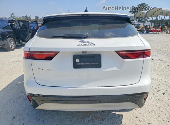 SADCJ2EX0NA690737 2022 JAGUAR F-PACE White Вид ззаду