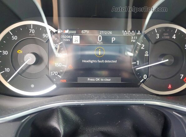 SADCJ2EX2PA704091 2023 JAGUAR F-PACE White Vista del cuadro de instrumentos