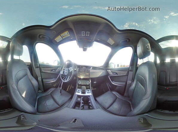 SADCJ2EX4MA674023 2021 JAGUAR F-PACE Черный Панорамный вид салона 360°