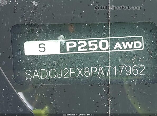 SADCJ2EX8PA717962 2023 JAGUAR F-PACE Dark Blue Вид подкапотного пространства