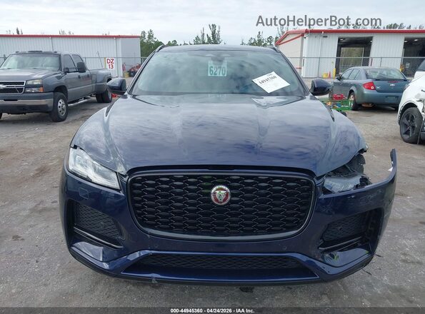 SADCJ2EX8PA717962 2023 JAGUAR F-PACE Dark Blue Вид щитка приборов