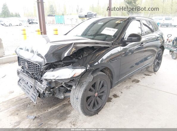 SADCJ2EX9NA690316 2022 JAGUAR F-PACE Black Przód lewy
