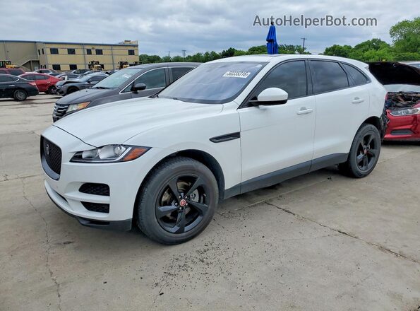 SADCJ2FX1KA616558 2019 JAGUAR F-PACE White წინა მარცხენა ხედი სამი მეოთხედიდან