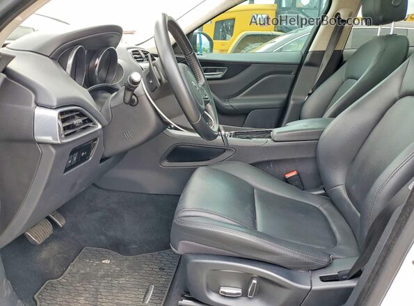 SADCJ2FX1KA616558 2019 JAGUAR F-PACE White წინა სალონის ხედი